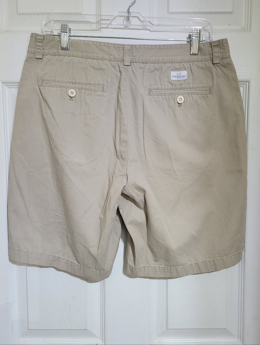 VINEYARD VINES GOLF CHINO MEN'S SHORTS SIZE 33 KHAKI PREPPY CASUAL